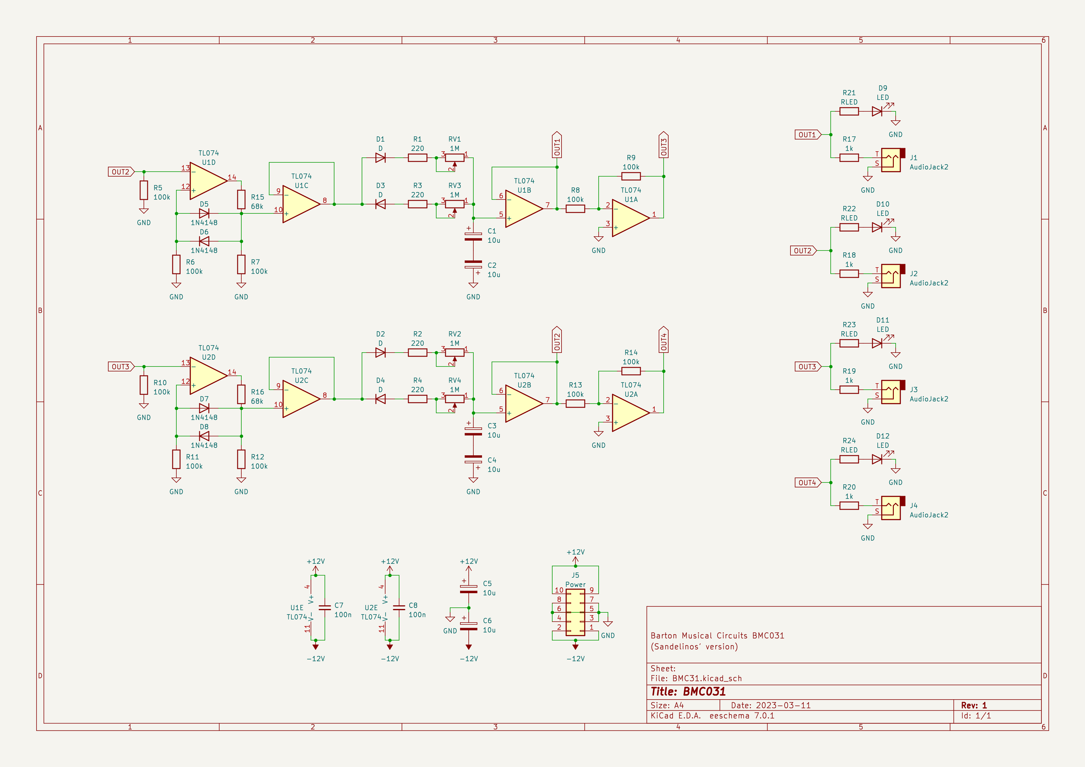 My version of the BMC31 schematic