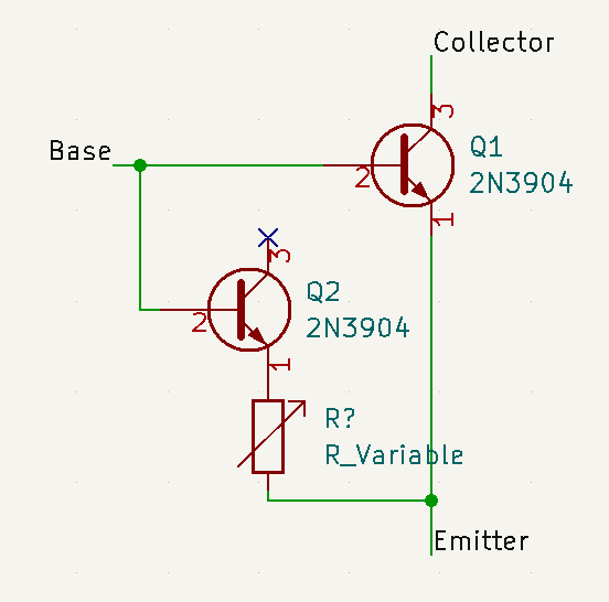 “piggybacked” transistor